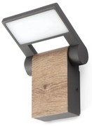 Φωτιστικό Τοίχου Wood 74455 LED 11W 3000K 600Lm Dark Grey Faro Barcelona