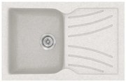 Sanitec Classic 337 Metallic Ice Ένθετος Νεροχύτης 45cm
