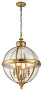Κρεμαστό Φωτιστικό Οροφής 4xE14 Φ50cm Adams Elstead Lighting-FE-ADAMS-4P-BB-Ορείχαλκος FE-ADAMS-4P-BB