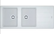 Franke Smartline Basis BFG 621 Polar White Γρανιτένιος Νεροχύτης 80 cm