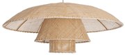 Φωτιστικό Οροφής Zora 02139 Φ80x32cm 1xE27 IP20 Beige GloboStar