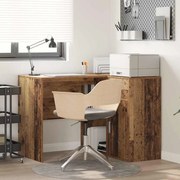 vidaXL Γωνιακό Γραφείο Παλιού Ξύλου 102x88x75 cm Επεξεργασμένο Ξύλο