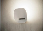 Απλίκα Φωτιστικό Τοίχου LED 8W Λευκό Κεραμικό Εμαγιέ Moonlight W1 11C61000113001 Prandina-1C61000113001-Λευκό 1C61000113001