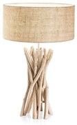 Φωτιστικό Επιτραπέζιο Driftwood 129570 40x52cm 1xE27 60W Beige Ideal Lux