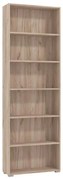 Βιβλιοθήκη Tomar 6 Γκρί Δρύς 70x24,5x211,5 εκ. 70x24.5x211.5 εκ.