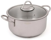 Κατσαρόλα Με Καπάκι 960DYN1305 26x26x8cm 3,4lt Silver Hermia 26cm Ανοξείδωτο Ατσάλι