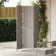 vidaXL Διαχωριστικό Δωματίου Γκρι 147 x 180 cm συνθετικό ρατάν