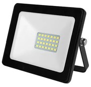 BLACK LED SMD FLOOD LUMINAIRE IP66 20W GREEN 230V ACA Q20G