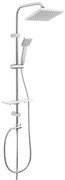 Στήλη Ντους Mε Tηλέφωνο Squerto NP24 98,5cm Inox Ferro Ατσάλι,Abs