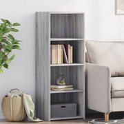 vidaXL Ντουλάπι Γκρι Sonoma 45x41x124 εκ. από Επεξεργασμένο Ξύλο