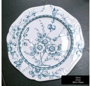 Πιάτο Ρηχό Πορσελάνης 27εκ. Tiffany Green Oriana Ferelli PR24324G01