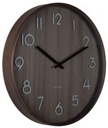 Ρολόι Τοίχου Pure KA5809WN Φ40cm Walnut Karlsson