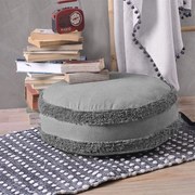 Πουφ (Φ45x18) Rythmos Inca 01 Grey