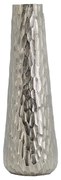 Artekko Metallic Διακοσμητικό Βάζο Μεταλλικό Ασημί (16x16x49)cm Artekko 48505