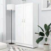 Βιβλιοθήκη Λευκή 82,5 x 30,5 x 150 εκ. Επεξ. Ξύλο 802723