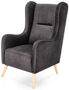 CHESTER leisure chair, color: anthracite (fabric 17. Charcoal) DIOMMI V-PL-CHESTER_2-FOT-ANTRACYTOWY