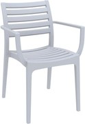 SIESTA ARTEMIS SILVER GREY ΠΟΛΥΘΡΟΝΑ ΠΟΛ/ΝΙΟΥ 58X58X83.5εκ.20.0327