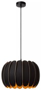 Φωτιστικό Κρεμαστό Lucide 34445-30-30 SPENCER Μαύρο Ματ (Black Mat)