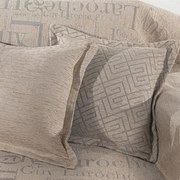 Διακοσμητική Μαξιλαροθήκη 2 Όψεων (45x45) Guy Laroche Stamp Natural