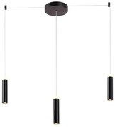 Κρεμαστό Φωτιστικό Οροφής 51567P LED 3X7W 3000K Sunlight-51567P-BLACK-Μαύρο 51567P-BLACK