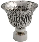 Διακοσμητικό Μπωλ 941-124-011 27x27cm Silver Μέταλλο