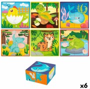 3D Παζλ Lisciani Giochi 22 x 23 x 1 cm Zώα 4 Τεμάχια (x6)