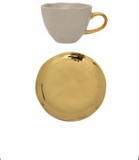 Φλυτζάνι Καπουτσίνο/Τσάι Σετ Με Πιάτο Good Morning Cup Κεραμικό Γκρεζ  Ø11xΗ8 cm Urban Nature Culture Amsterdam