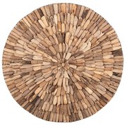 Διακοσμητικό τοίχου Wargrene φυσικό drift ξύλο Φ60x6εκ Υλικό: SUARWOOD 336-000016