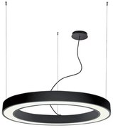 Κρεμαστό Φωτιστικό Οροφής LED 66W 3000Κ Φ90cm Ring Viokef-3915-0009-3-B-N-Μαύρο 3915-0009-3-B-N