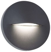 Φωτιστικό Τοίχου - Απλίκα Round Vita 4298300 Φ14cm Led 170lm 3W 3000K Anthracite Viokef