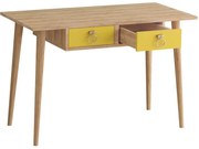 Γραφείο Nea 811MDD4123 120x60x74cm Oak-Yellow