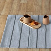 Χαλάκι Κουζίνας Pin Grey Palamaiki 60X120cm Βαμβάκι
