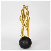 Διακοσμητικό Γλυπτό ζευγάρι Χρυσό 9.5x9.5x31.5cm 752-27088 Estheti-752-27088-Χρυσό 752-27088