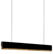 Intrahome Φωτιστικό οροφής Rafmole Intrahome led μαύρο μέταλλο-ξύλο 120x7.5εκ | SKU: INTRAPA-453111160