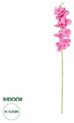 GloboStar® Artificial Garden  PINK ORCHID BRANCH 21131 Τεχνητό Διακοσμητικό Κλαδί Ορχιδέας Y85cm