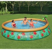 BESTWAY ΦΟΥΣΚΩΤΗ ΠΙΣΙΝΑ FAST SET INFLATABLE PARADISE PALMS 457X84 ΕΚ. 92846