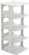 HOME USE παπουτσοθήκη HUH-0150, 5 θέσεων, 24.5x26.5x60cm, γκρι