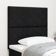 vidaXL Υφασμάτινο Κεφαλάρι Geometric με κεφαλάρι Μαύρο 90 cm ύφασμα