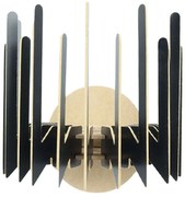 Φωτιστικό Τοίχου - Απλίκα 390FLH2111 24x19x22cm E27 40W Black Opviq