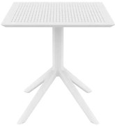 ΤΡΑΠΕΖΙ SKY ΠΟΛ/ΝΙΟΥ 70X70X74εκ. WHITE