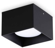 Φωτιστικό Οροφής - Σποτ Spike Square 317496 10x10x6,5cm 1xGX53 15W Black Ideal Lux