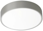 Πλαφονιέρα Ø30 cm IP65 Led 24w 2040 lm 3000K Ασημί  με Σκιάδιο PC Viokef Donousa 4209400