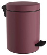 Κάδος Απορριμμάτων Μπάνιου (Φ20x28) Pam &amp; Co 5lt 96 Bordeaux Matte