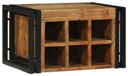 vidaXL Ράφι Κρασιού 46x35x27.5 cm Μασίφ Ξύλο Ακακίας
