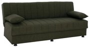 Καναπές Κρεβάτι Τριθέσιος Andri HM3239.05 180x72x77cm Dark Olive Ύφασμα