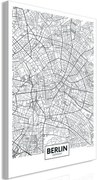 Πίνακας - Map of Berlin (1 Part) Vertical - 40x60