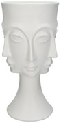 Βάζο ArteLibre Λευκό Κεραμικό 17.4x16x33cm-05152920