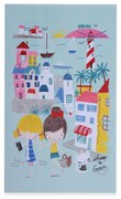 Παιδική Πετσέτα Θαλάσσης Welcome To Greece Aqua 70x120 Nef-Nef Homeware