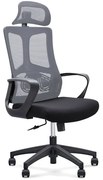 Πολυθρόνα Διευθυντή BF8600 ΕΟ619,2 62x68x114/124cm Grey-Black