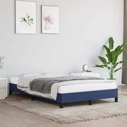 Πλαίσιο κρεβατιού χωρίς στρώμα μπλε 120x200cm ύφασμα 346710